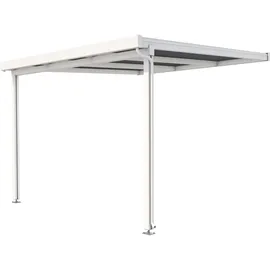 Gutta Terrassendach Premium 309 x 306 cm weiß / Acryl klima blue