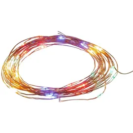 IDENA LED Lichterkette Micro 3,2 m Bunt