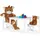 Relaxdays Kindersitzgruppe Maltisch mit 2 Kinderstühlen MDF weiß