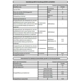 Oranier STG598 Gas Standherd Weiß
