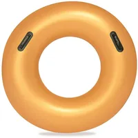 BESTWAY 36127, Gold Schwimmring Schwimmhilfe Badering Zwei Griffe