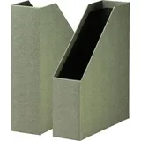 RÖSSLER Rössler-Papier Stehsammler 1318452670, A4, Pappe, sage, 3 Stück