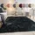 Paco Home "Silky 591", schwarz, B:160cm H:37mm L:220cm, Polyester, Teppiche, Uni-Farben, besonders weich und kuschelig