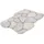 KLEINE WOLKE Badematte Brick Creme/Grau 60 x 50 cm