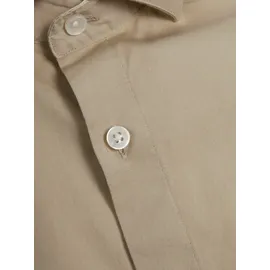 JACK & JONES Langarmhemd Beige M
