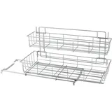 Schrankauszug mit 2 Ablagen Limpio Metaltex