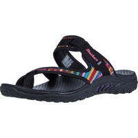 Skechers Damen Reggae-Mad Swag-Toe Thong Woven Sandale, Schwarz, 41 EU