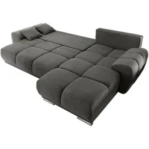 ed-lifestyle Ecksofa 3-Sitzer Stoffbezug Braun