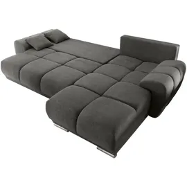 ed-lifestyle Ecksofa 3-Sitzer Stoffbezug Braun