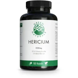 Green Naturals Lions Mane Hericium 2100mg Vegan 180 St