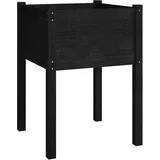 vidaXL Pflanzkübel 50 x 50 x 70 cm Schwarz