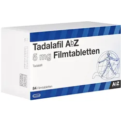Tadalafil AbZ 5 mg Filmtabletten 84 St