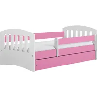 Raumhirsch furniture Kinderbett, Rosa, Holzwerkstoff, Holzwerkstoff, 1 Schubladen, 80x140