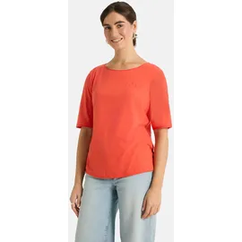 LIEBLINGSSTÜCK Rundhalsshirt CandiceEP mit Statement-Stickerei und im Batik-Look rot M (38)