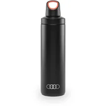 audi collection shop Audi Wasserflasche Ringe Logo 600ml schwarz