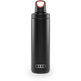 audi collection shop Audi Wasserflasche Ringe Logo 600ml schwarz