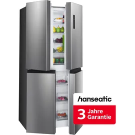 Hanseatic HCDD18080CI French Door (485 l, 1800 mm hoch, Silber)