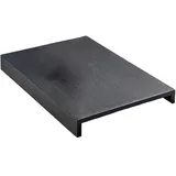 KAWOLA Holztablett MADELINE schwarz für Armlehne Sofa