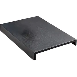 KAWOLA Holztablett MADELINE schwarz für Armlehne Sofa