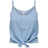 Only Onllecey Sl Knot Singlet Noos WVN Cloud Dancer/Stripes L