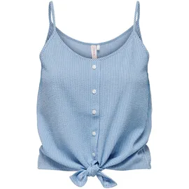 Only Onllecey Sl Knot Singlet Noos WVN Cloud Dancer/Stripes L