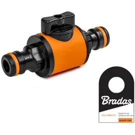 Bradas Absperrhahn 1/2" grau