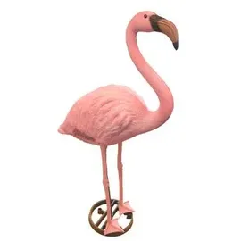 UBBINK Teichfigur Flamingo zwei Füße inkl. Erdspieß H 90 cm