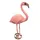 UBBINK Teichfigur Flamingo zwei Füße inkl. Erdspieß H 90 cm