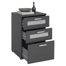 CARO-Möbel Nachtschrank Marike 40 x 63 x 38 cm Grau