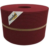 zaunzu® Sichtschutzstreifen 50 m x 19 cm Bordeauxrot PP