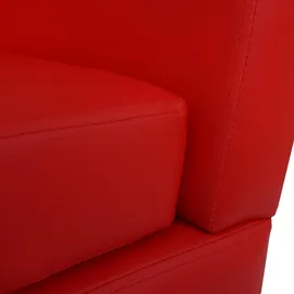 Mendler Lounge-Sessel HWC-O17 Kunstleder 0 x 0 x 0 cm rot
