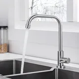 ONECE Wasserhahn Küche Kaltwasser Weiß