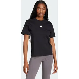 Adidas Essentials 3-Streifen Cotton T-Shirt Black / White XL