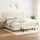 vidaXL Boxspringbett mit Matratze Creme 200x200 cm Stoff