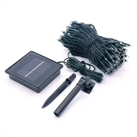 Lumi Jardin Lichterkette Solar 16,3 m Schwarz