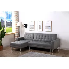 habitat garten Eckcouch Polyester 4-Sitzer Grau