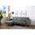 habitat garten Eckcouch Polyester 4-Sitzer Grau