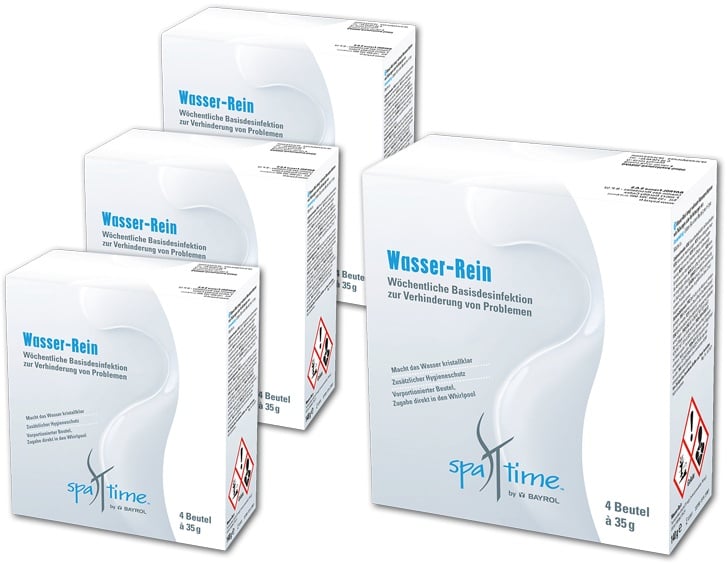 SpaTime Set 4 x Wasser-Rein á 4 x 35 g