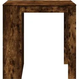 vidaXL Bartisch Räuchereiche 102 x 70 x 103,5 cm Braun