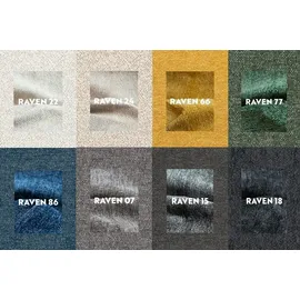 kaiser möbel L-förmige Bohoo-Maxi-Ecke in zeitlosem Design Blau Links