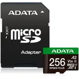A-Data Speed Plus microSDXC 256 GB (UHS-I U3, Class 10, V30, A2)