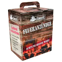 Favorit Anzündkamin 100 Stück Holz Mehrfarbig