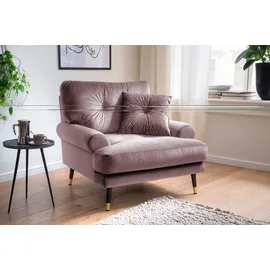 trends by hg »TOKIO« in Microfaser mit hochwertigem Holz/Metallfuß