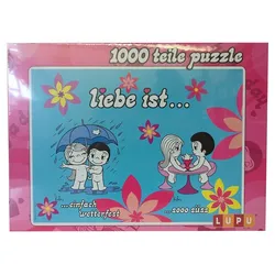 Puzzle LUPU 1002 Liebe ist... einfach wetterfest und einfach süss Puzzle 1000, 1000 Puzzleteile bunt