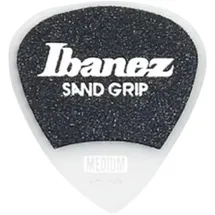 IBANEZ Grip Wizard Series Sand Grip Flat Pick - weiß 6 Stück (PPA16MSG-WH)