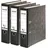 Ordner Recycling 8 cm DIN A4 schwarz 3 St.