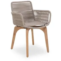 Sansibar Gartenstuhl SANSIBAR NORDMAAR - beige - BHT 74x61x55 cm