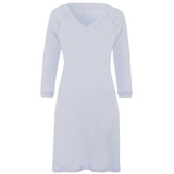 Hanro Sleepshirt - Nachthemd Pure Essence, 3/4 Arm 90cm (1-tlg) blau S