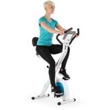 Fahrrad Heimtrainer Ergometer Cardio Ausdauer Fitness Pulsmesser klappbar weiß