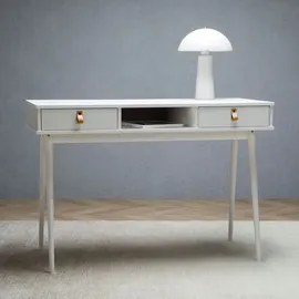 Idimex Schreibtisch KIM Kiefer massiv / Weiß